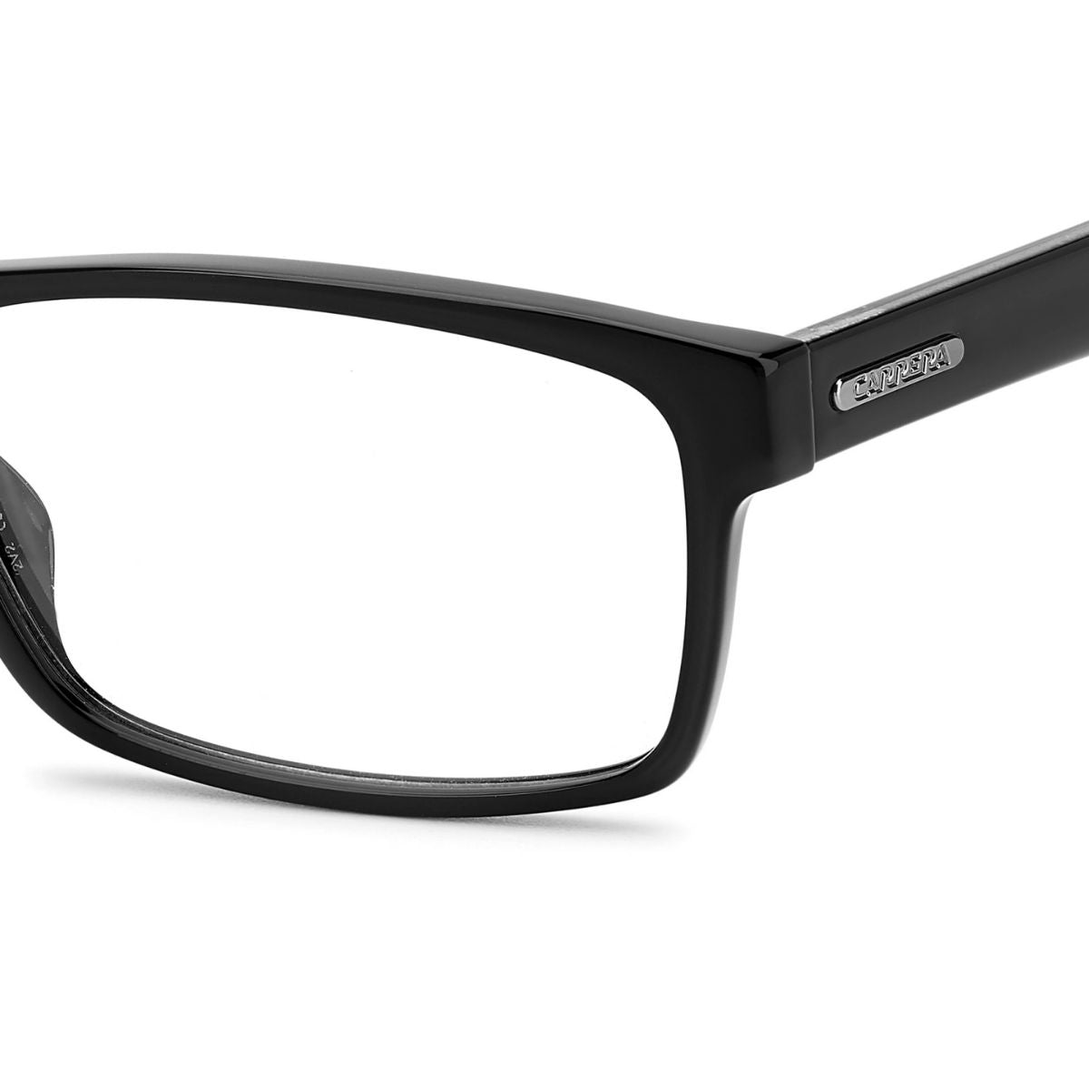 Modern Carrera 293 807 black rectangle frame for men and women, find it at Optorium.