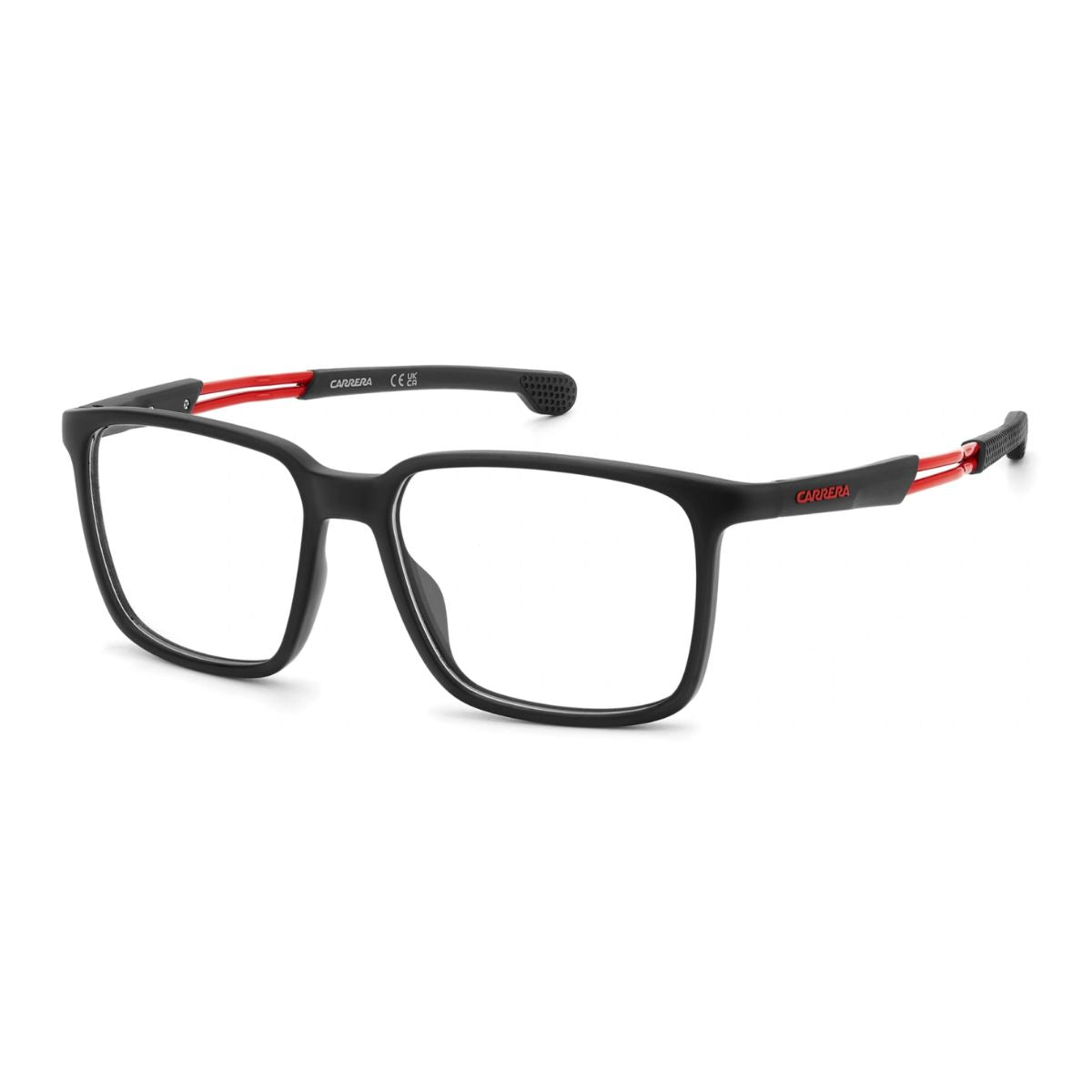 "Classic black Carrera 4415 003 men’s square frame, available now at Optorium."