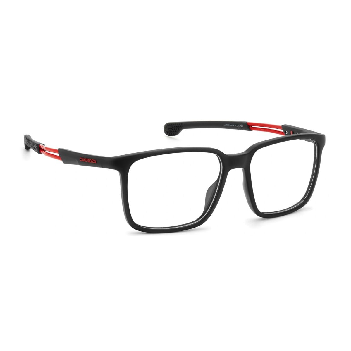 "Lightweight Carrera 4415 003 black square frame, buy at Optorium online."