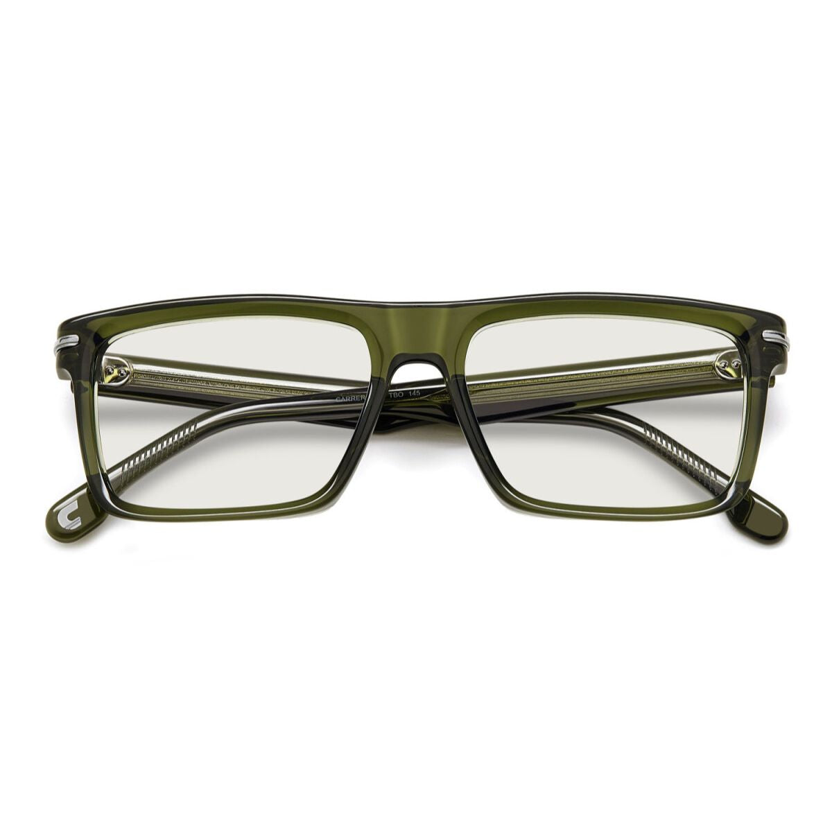 "Carrera 344 TBO square optical frame for men, available online at Optorium."