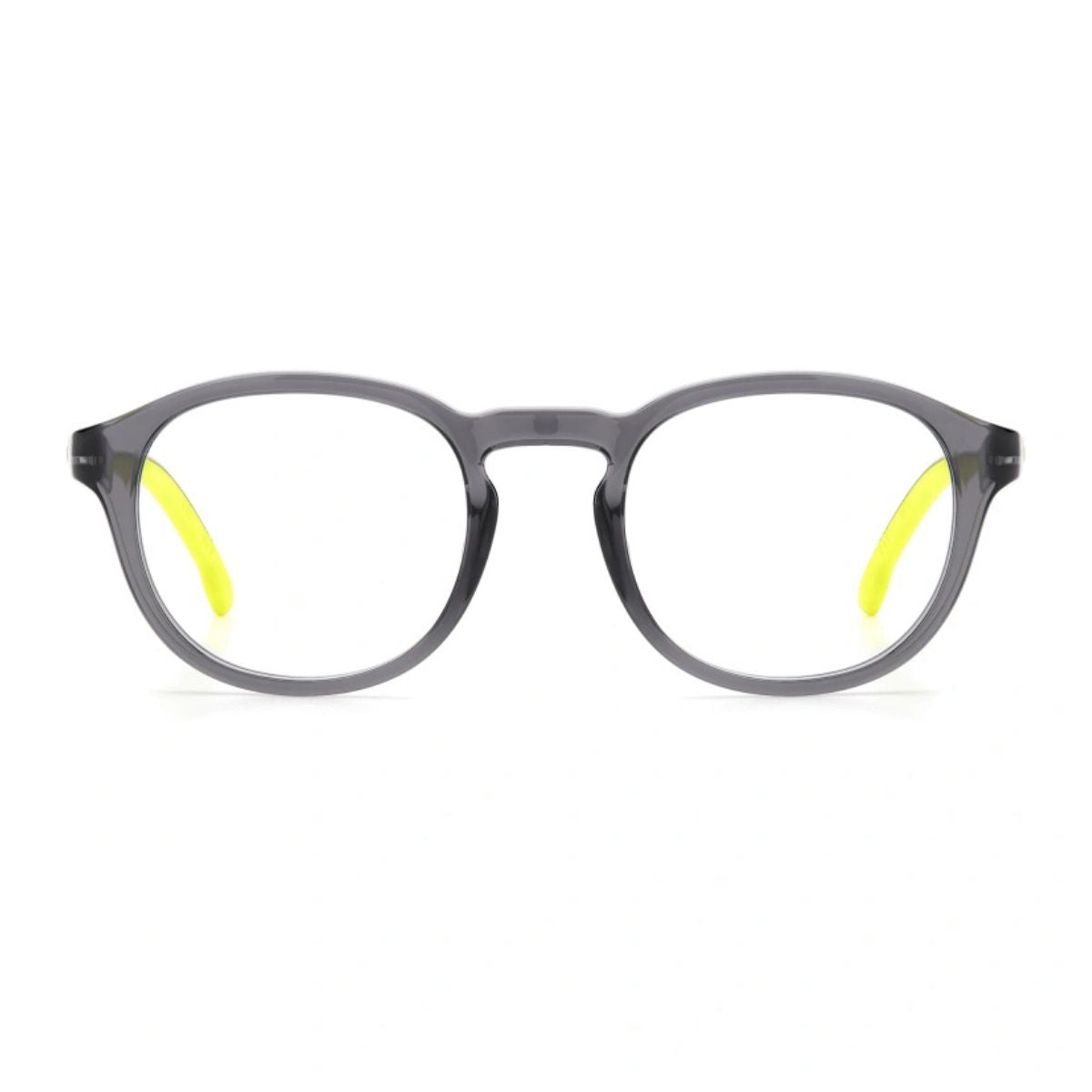 "Carrera 8873 KB7 round transparent grey frame for men, online at Optorium."