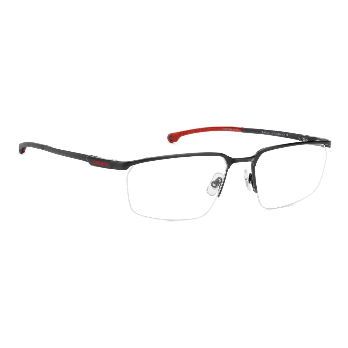 "Comfortable half-rim Carrera Ducati 048 003 glasses frame for men at Optorium."