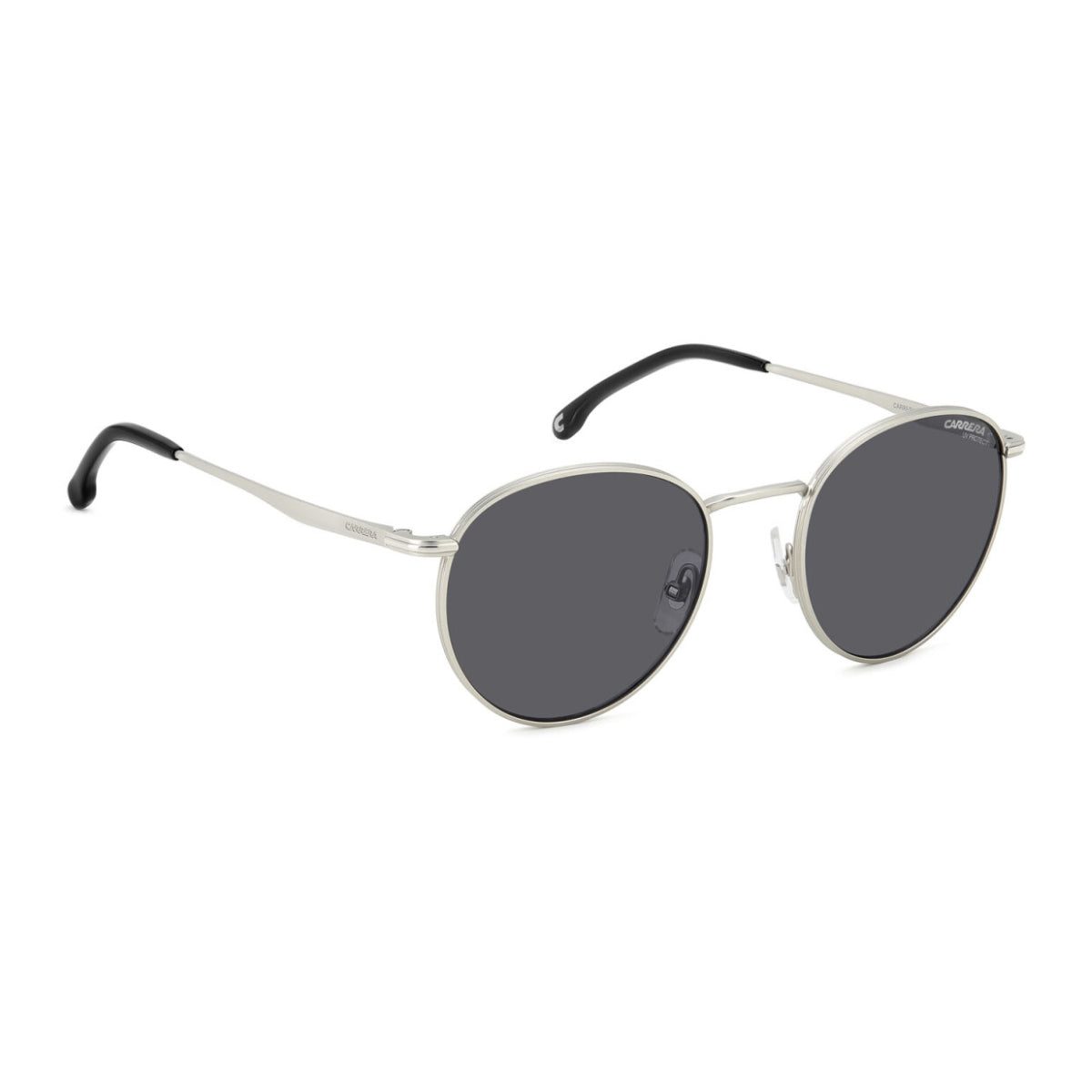 "Lightweight Carrera 339/S 84JIR designer sunglasses featuring silver frames and UV protection – Optorium"