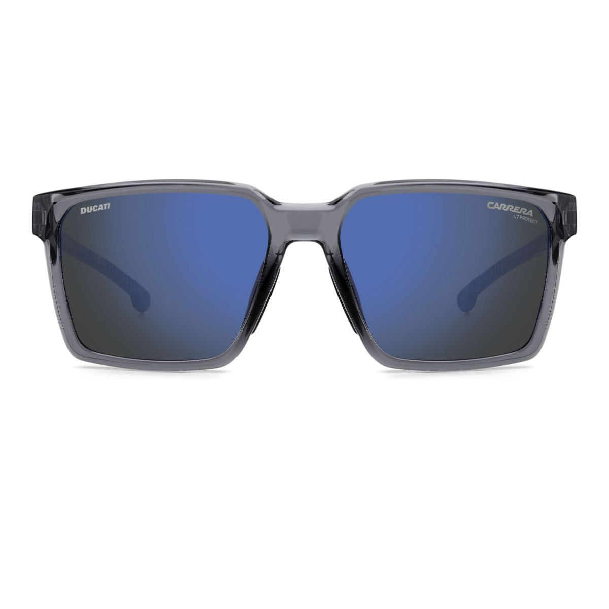 "Carrera Carduc 045/S R6SXT men's sunglasses, grey mirror UV lenses, sleek modern design."