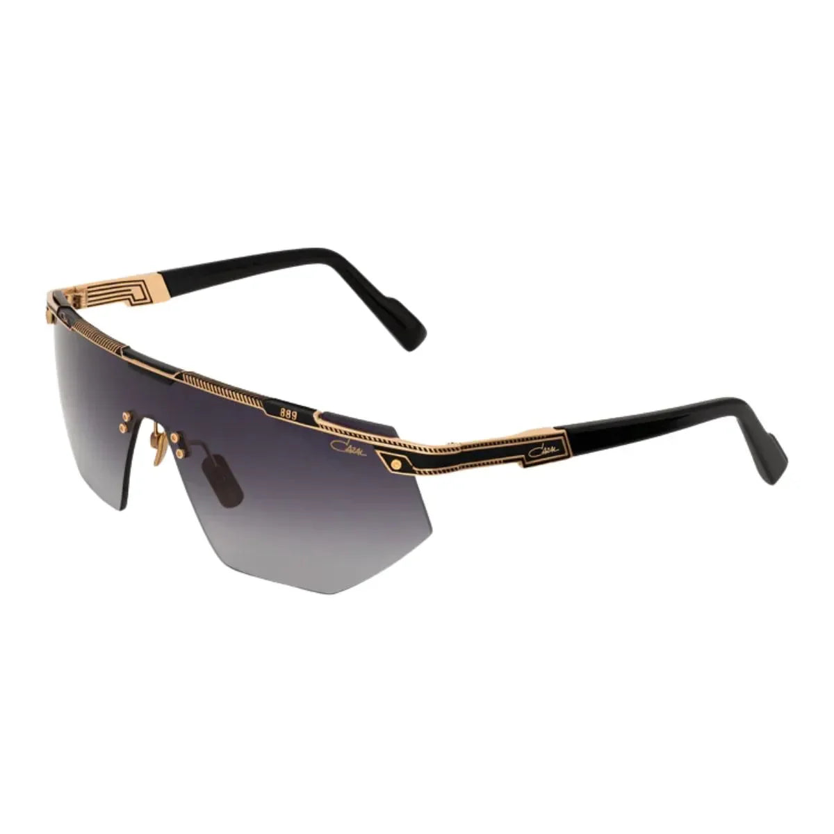 Cazal Sunglass 889 001 with rectangle shape sunglasses and advanced UV protection, designer cazal sunglasses offering bold style, shop premium cazal shades online in India at optorium
