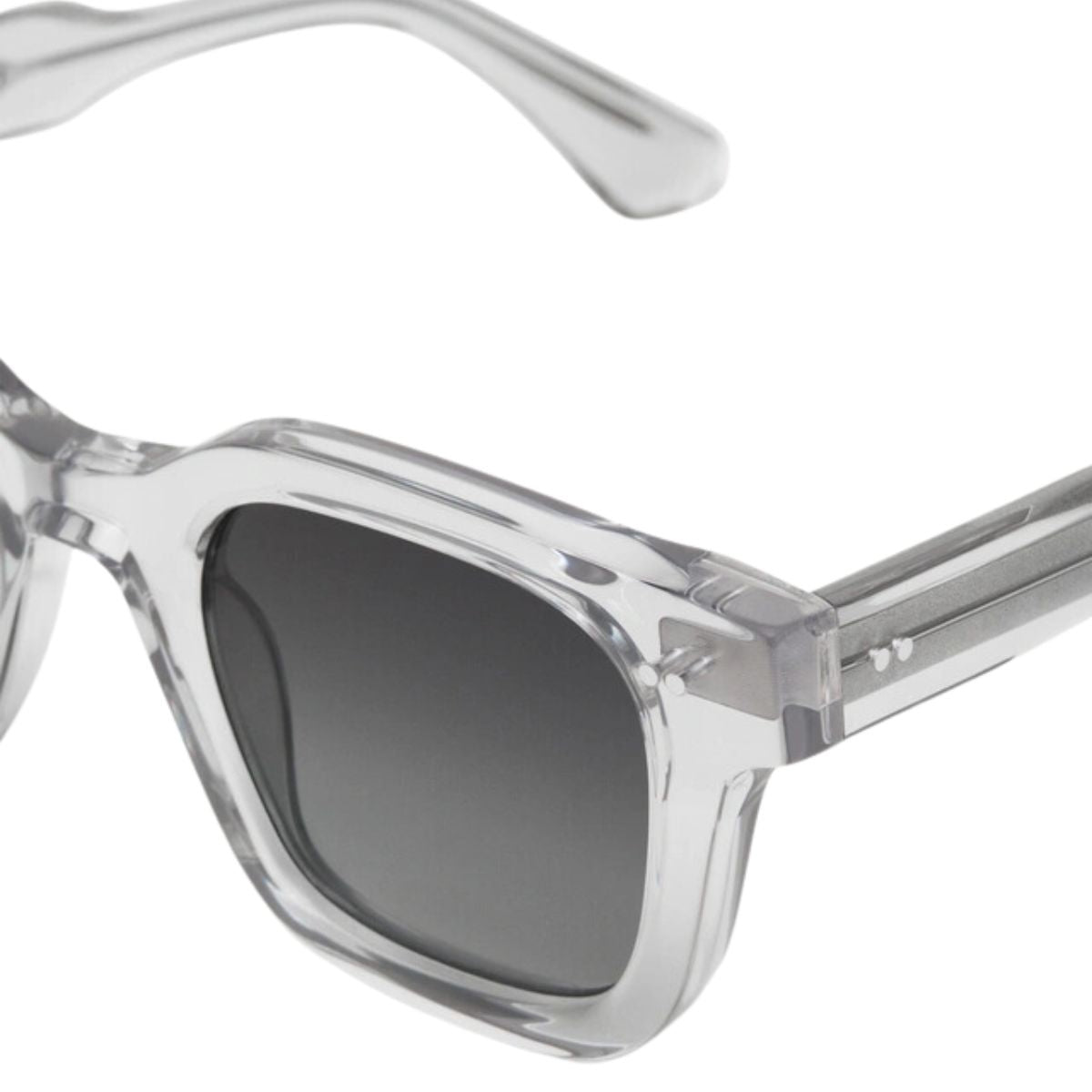 "Chimi Square Core 04 Grey sunglasses offer a chic design with reliable UV protection at Optorium."