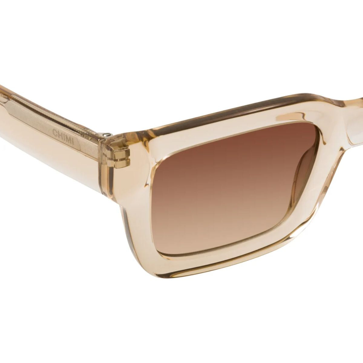 "Lightweight Chimi Core 05 Ecru men’s sunglasses with sleek design, available online at Optorium."