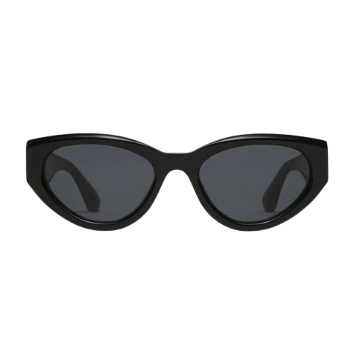 "Chimi Cat-Eye Core 06 Black sunglasses for women, chic and protective, at Optorium online."