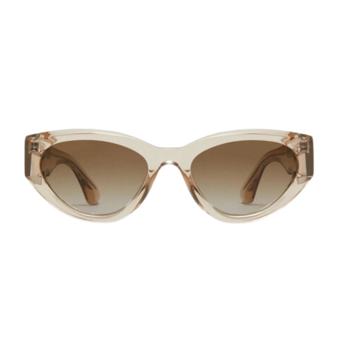 "Shop Chimi Cat-Eye Core 06 Ecru sunglasses for women's style and UV protection at Optorium."