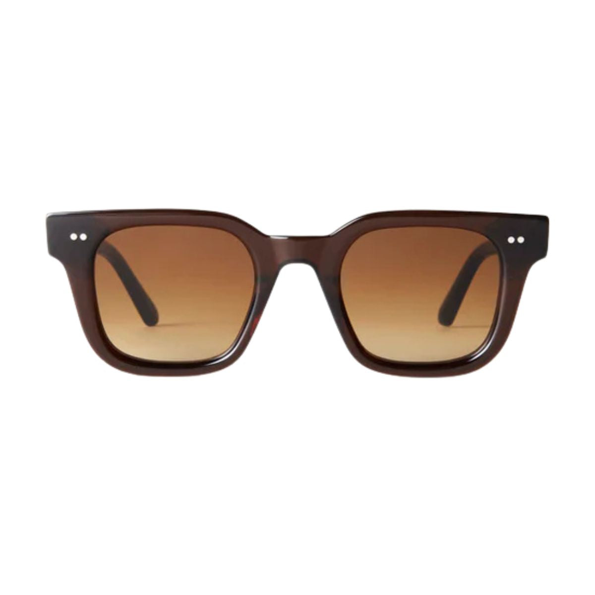 "Trendy Chimi 04 brown sunglasses with lightweight acetate frame, shop online at Optorium."