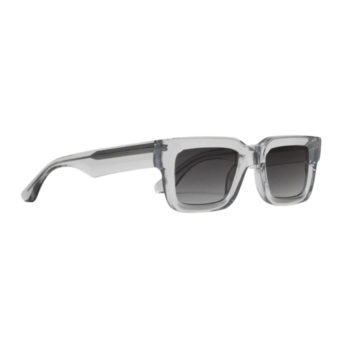 "Lightweight Chimi 05 grey rectangle shades perfect for everyday wear, available at Optorium."