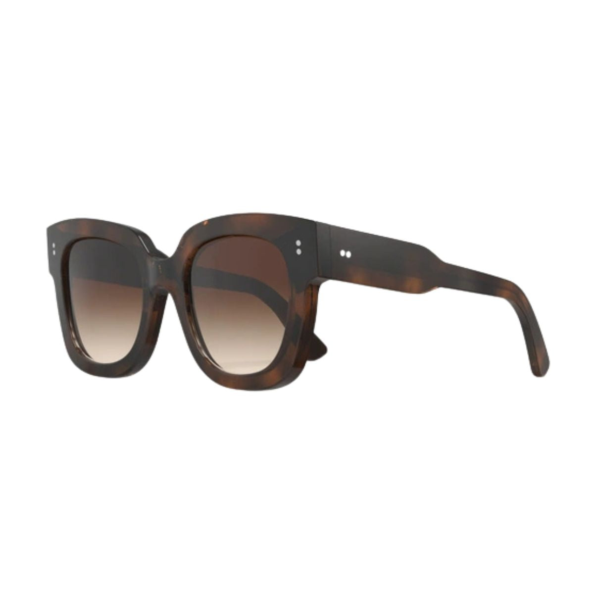 "Stylish Chimi 08 brown sunglasses with lightweight acetate frame, shop online at Optorium."