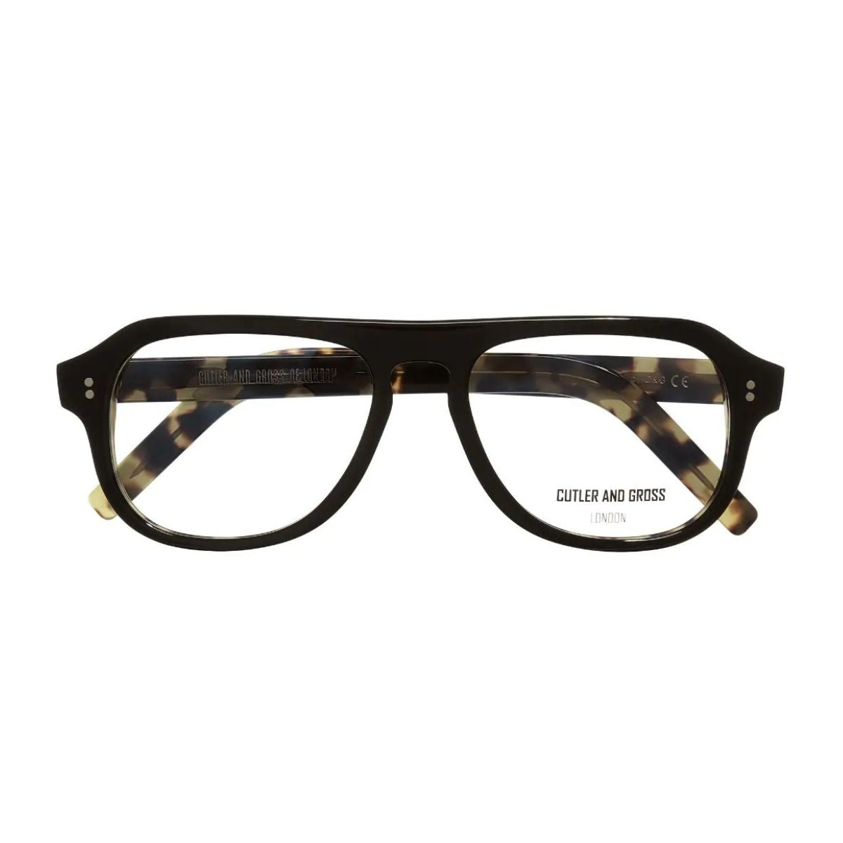 "Cutler & Gross 0822V3 BOC aviator optical frame, perfect for men and women online at Optorium."
