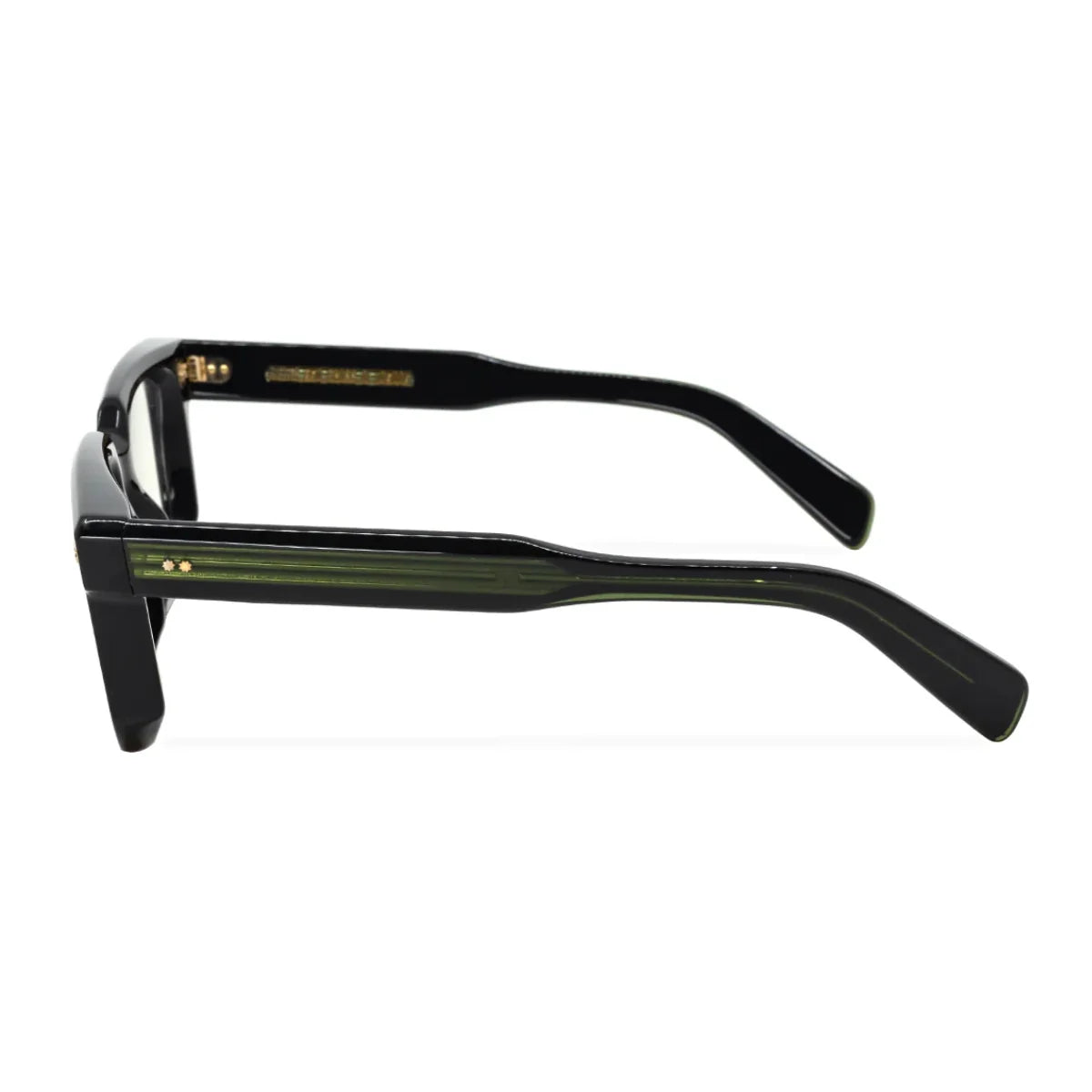 Unisex Cutler & Gross glasses CGOP 1410 01 designer optical frame in classic black, offering durable construction and elegant everyday wear – Optorium.