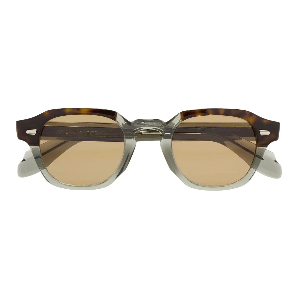 Cutler & Gross round sunglasses for men CGSN 1420 03, Havana & Grey color, UV protection designer eyewear, trending Cutler & Gross sunglasses collection at Optorium.