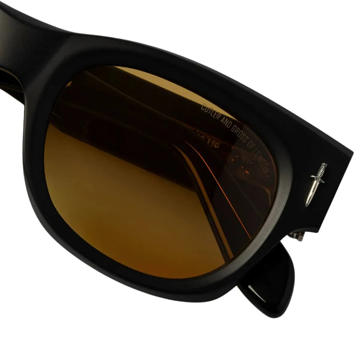 Cutler & Gross sunglasses men’s edition GFSN 021 01 combines timeless style with modern craftsmanship in matte black frames. Buy Cutler & Gross eyewear online today. Optorium.