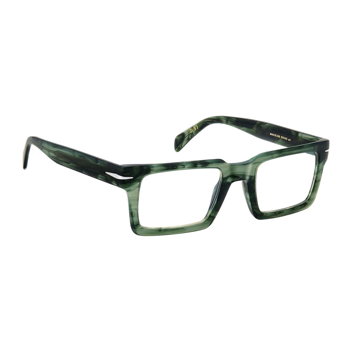 "Stylish DB 7126 6AK rectangle eyeglasses for men with free shipping | Optorium"