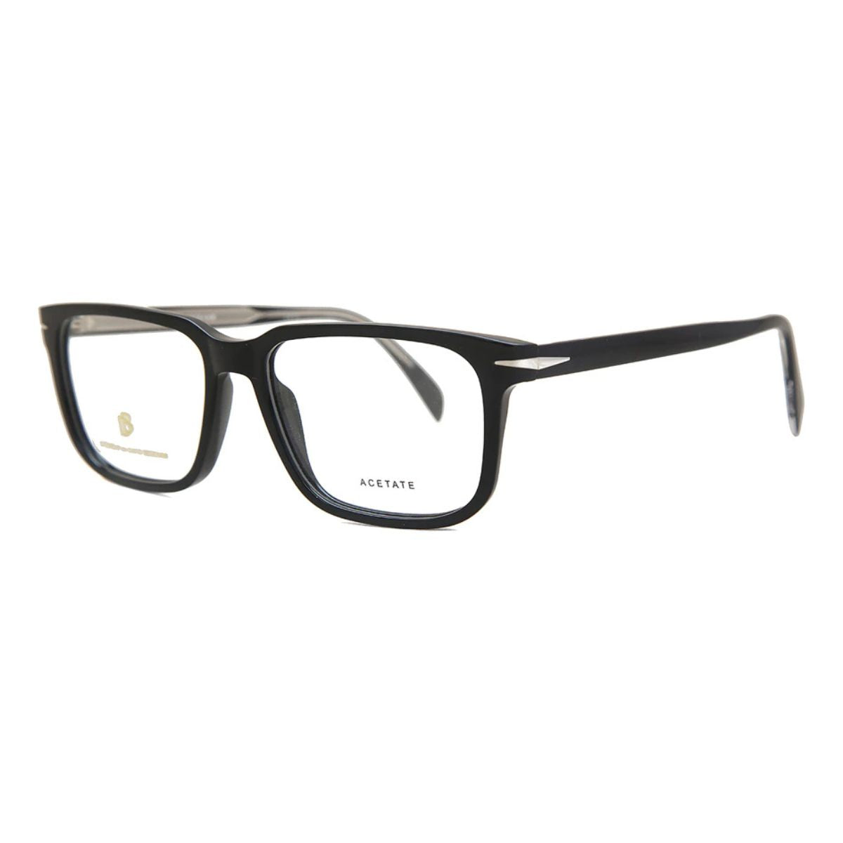 "David Beckham 1022 807 men's eyeglasses frame online at Optorium in black"
