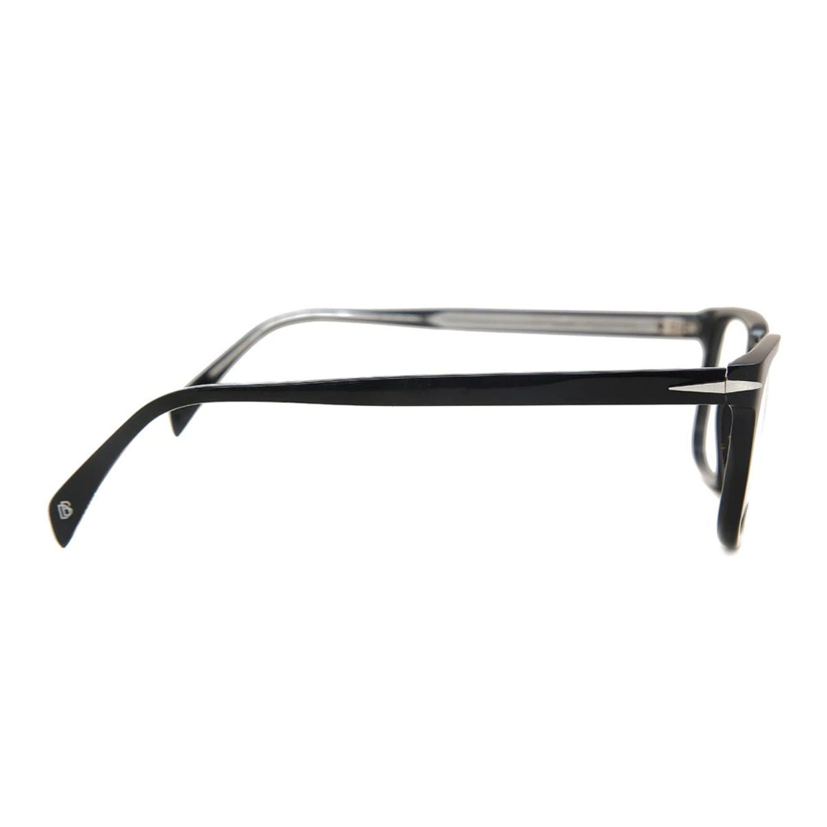 "Shop stylish David Beckham eyeglasses frame online at Optorium, sleek black design"