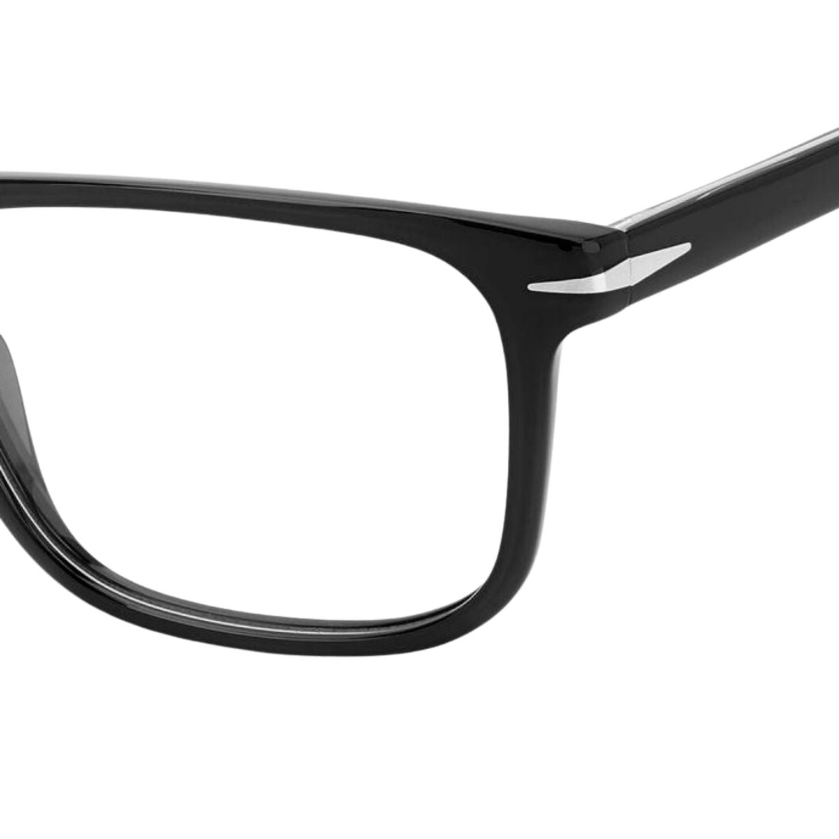 "Modern black David Beckham eyeglasses frame online at Optorium for men's fashion"