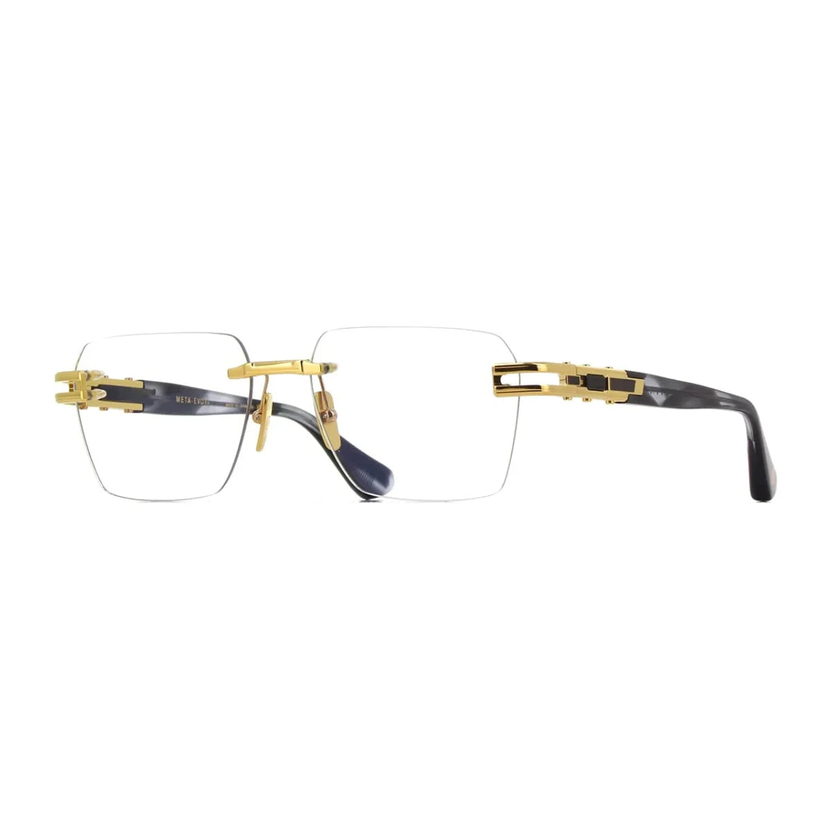 Luxury Dita eyewear DTX154 A 01 with sleek square Rim less frame design for men – Optorium