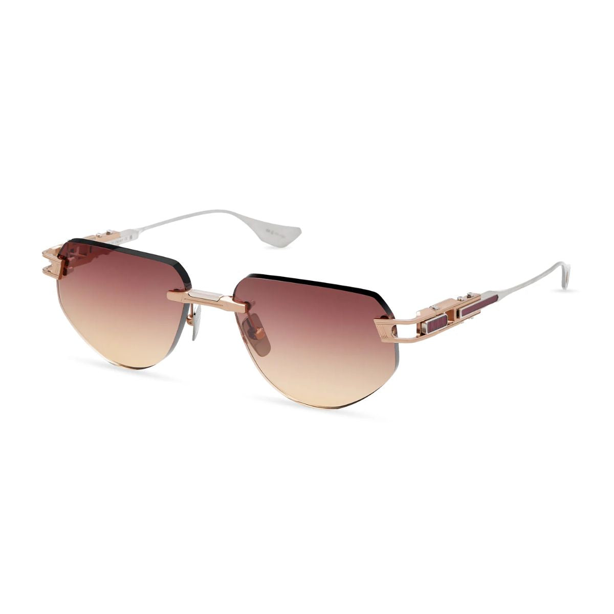 "Lightweight Dita Grand Imperyn DTS164-A-03 sunglasses with brown gradient lenses"