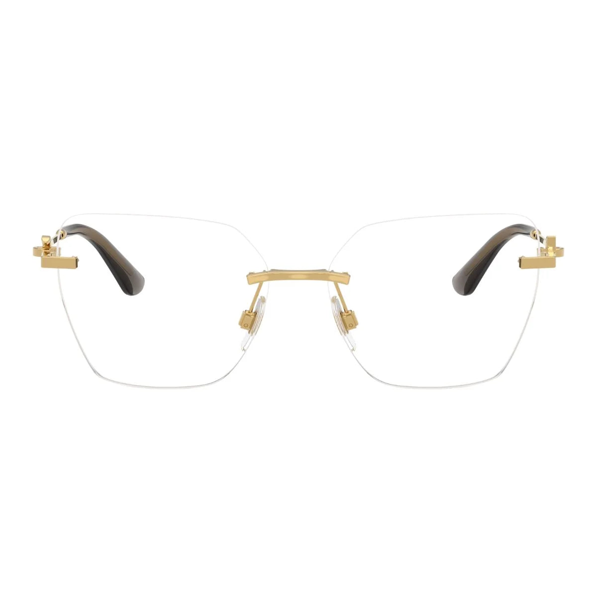 Dolce & Gabbana DG1363 02 eyeglass frame in gold, elegant cat‑eye style, premium designer eyewear for women, luxury glasses optorium