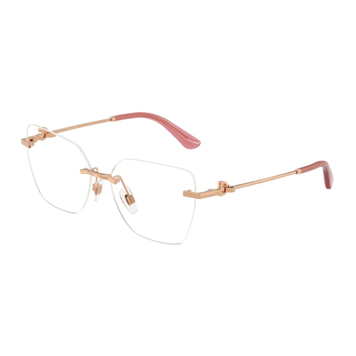 Dolce Gabbana women's rimless optical frame  DG 1363 1298 at Optorium
