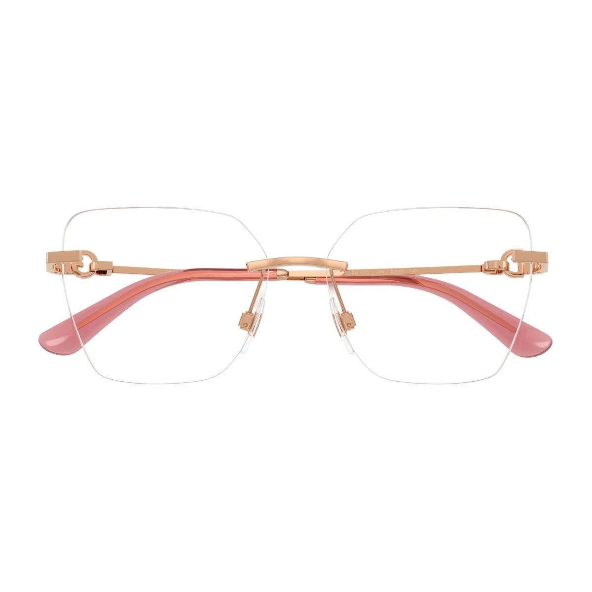 Designer Dolce Gabbana rimless eyeglasses DG 1363 1298 at Optorium