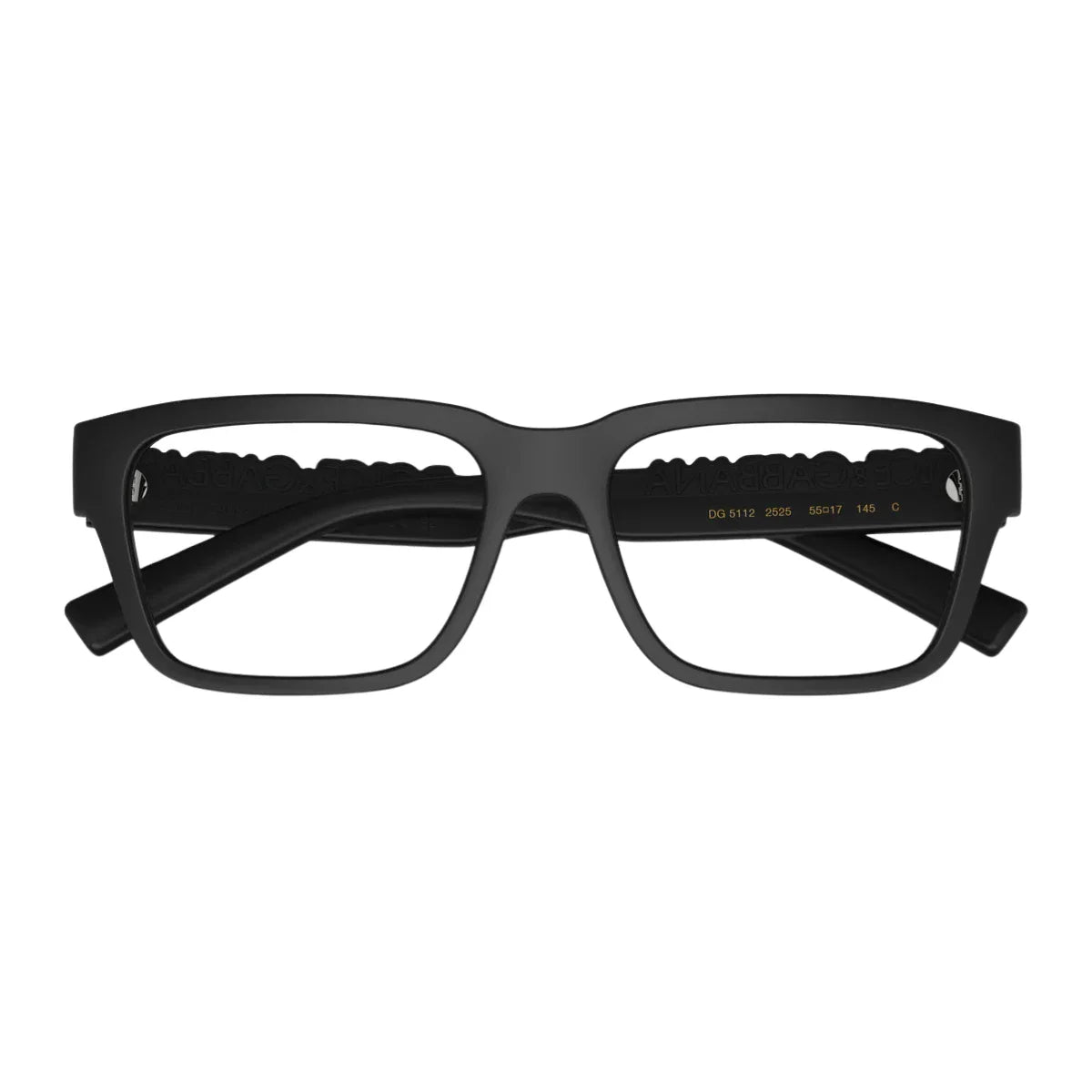 Dolce and Gabbana glasses DG 5112 2525, stylish black color full rim Rectangle-shaped D&G eyeglass frames. Upgrade your look with Dolce & Gabbana eyewear for men & women only at Optorium.