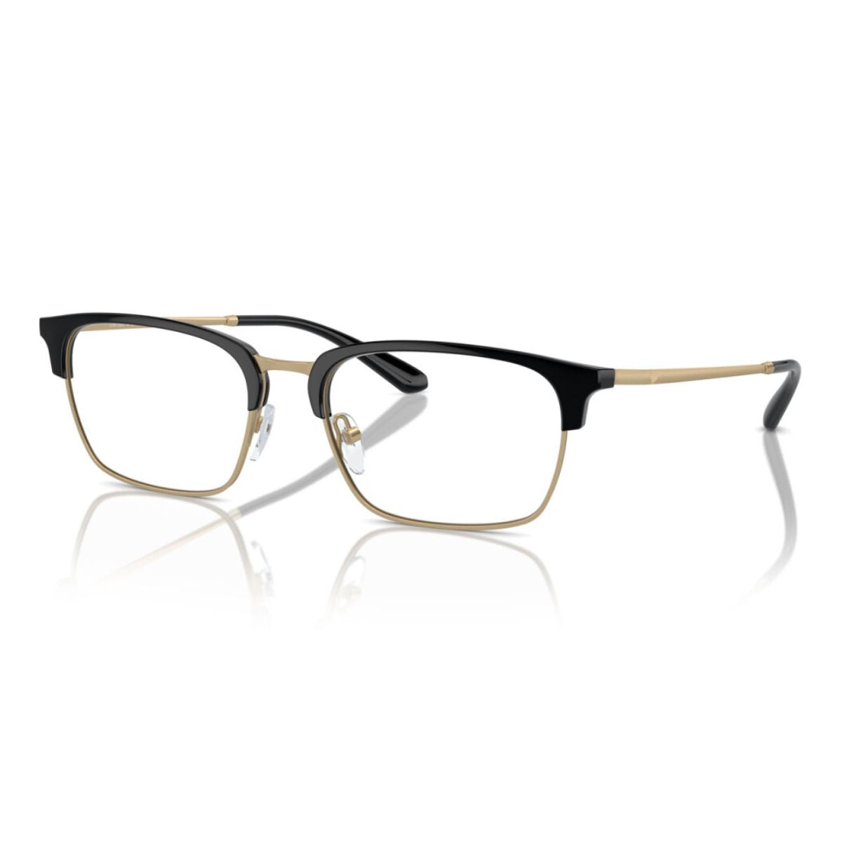 "Stylish Emporio Armani EA 3243 3002 glasses with Black & Pearl Gold frame | Optorium"