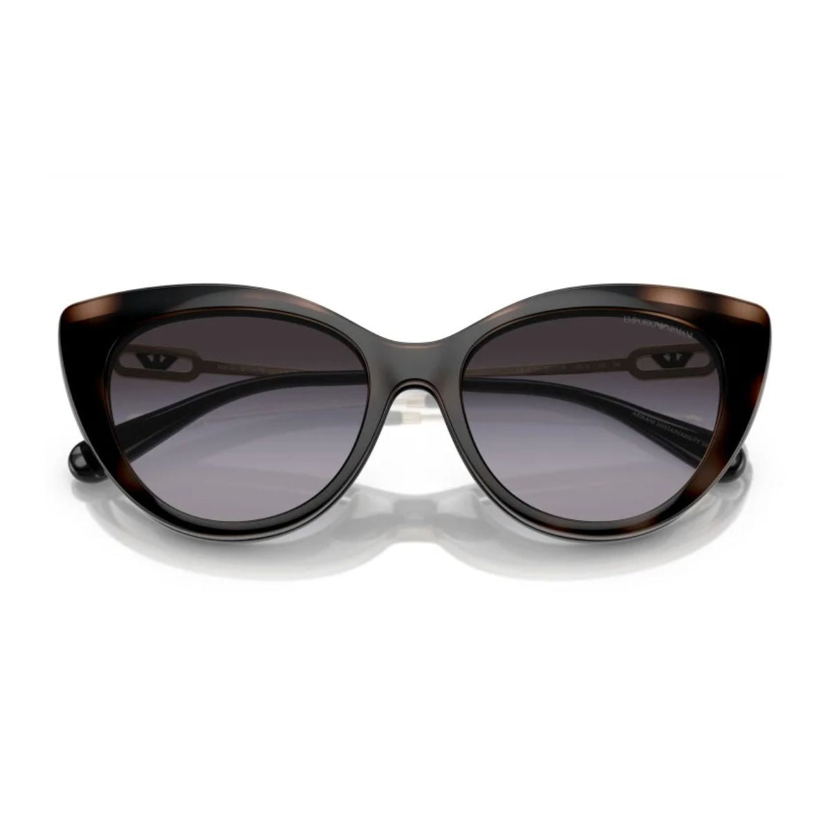 "Emporio Armani EA 4213U 5017 Cat-Eye Clip-On Sunglasses with UV Protection | Available At Optorium"