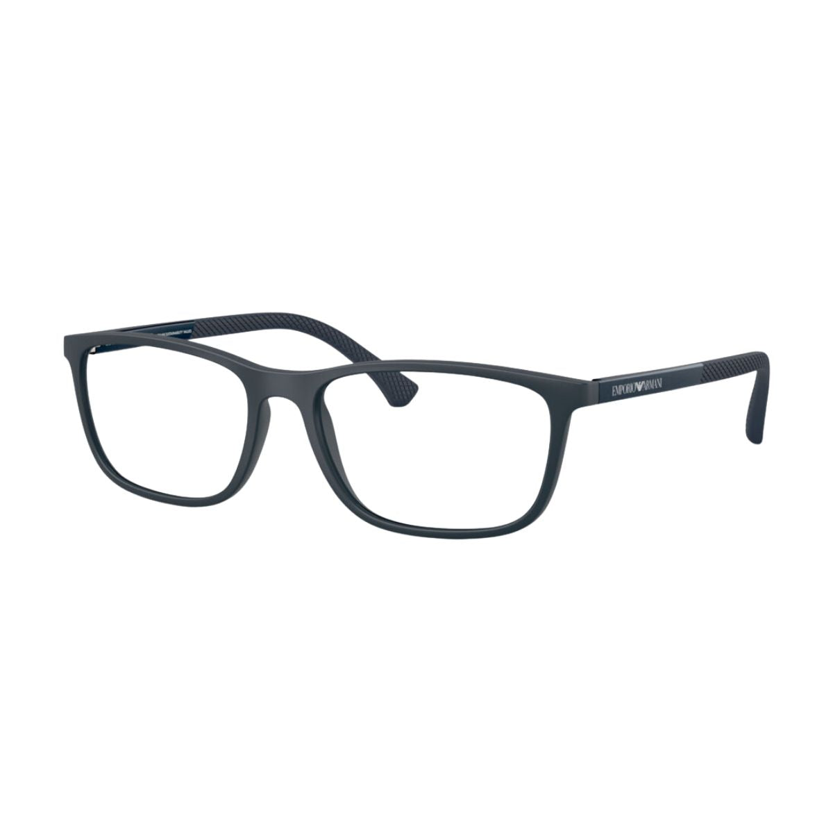 Stylish Emporio Armani EA 3069 6189 eyeglasses frame, blue rectangle design. Shop now at Optorium.