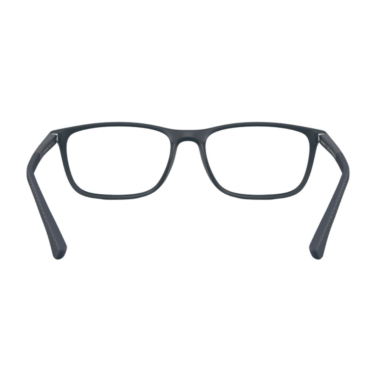 Men’s and women’s Emporio Armani EA 3069 6189 eyeglasses frame, lightweight blue rectangle. Get it online at Optorium.