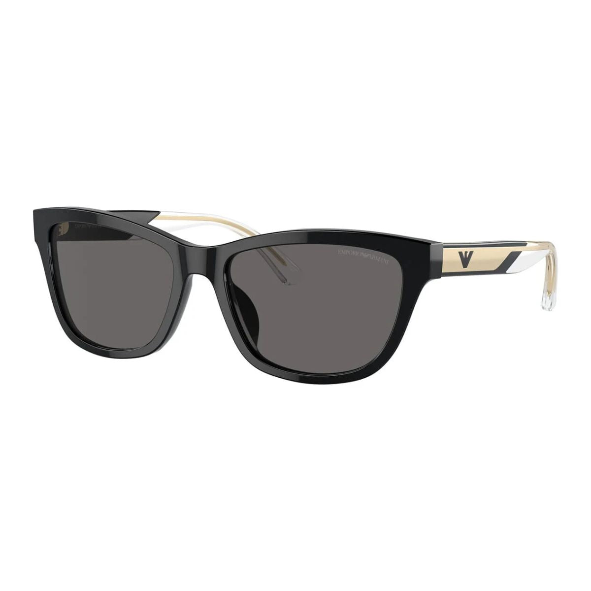 "Buy Latest Emporio Armani Black Color Cat Eye Sunglasses For Women's | Optroium"
