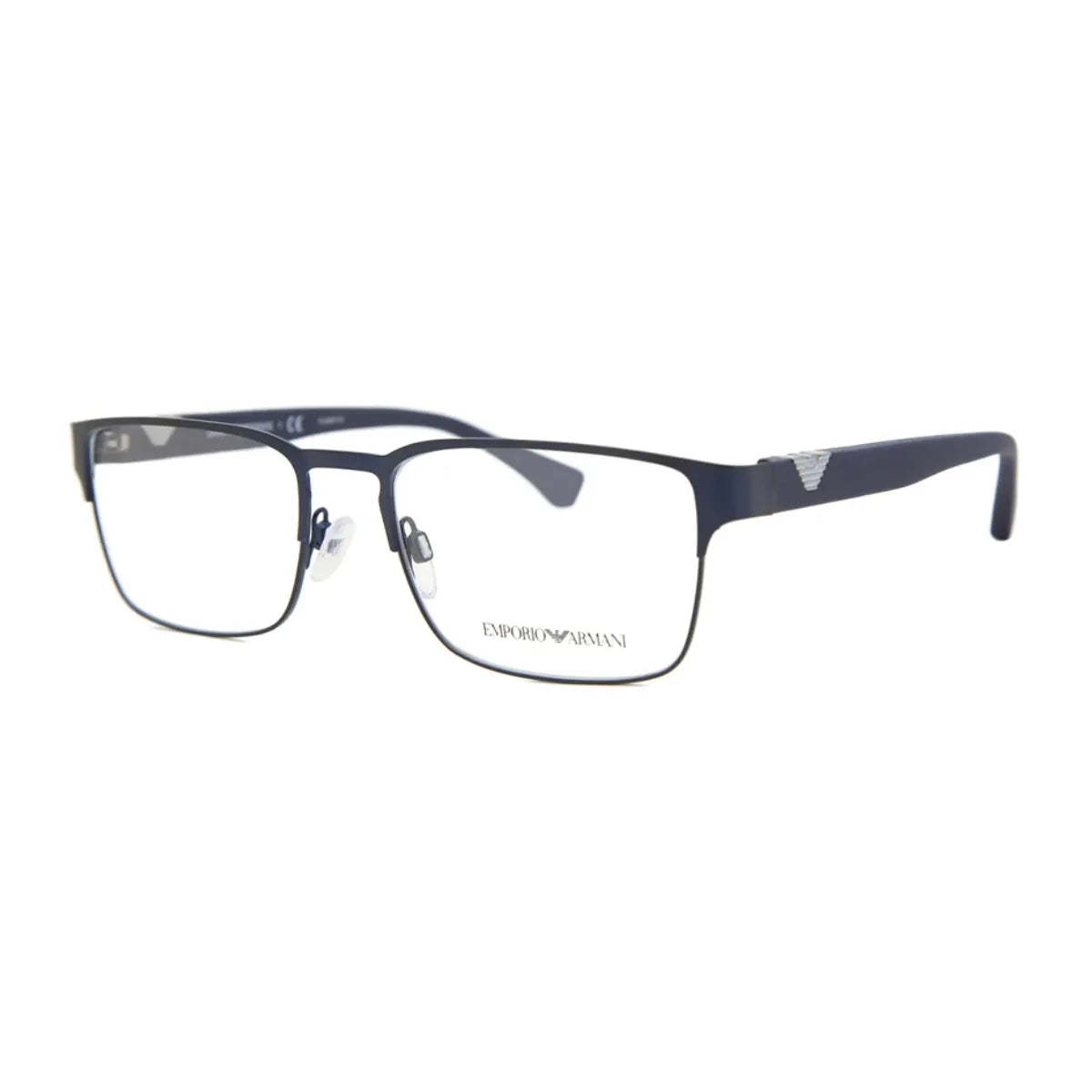 Stylish matte blue square acetate optical glasses for men – Emporio Armani EA 1027 3100 available now at Optorium
