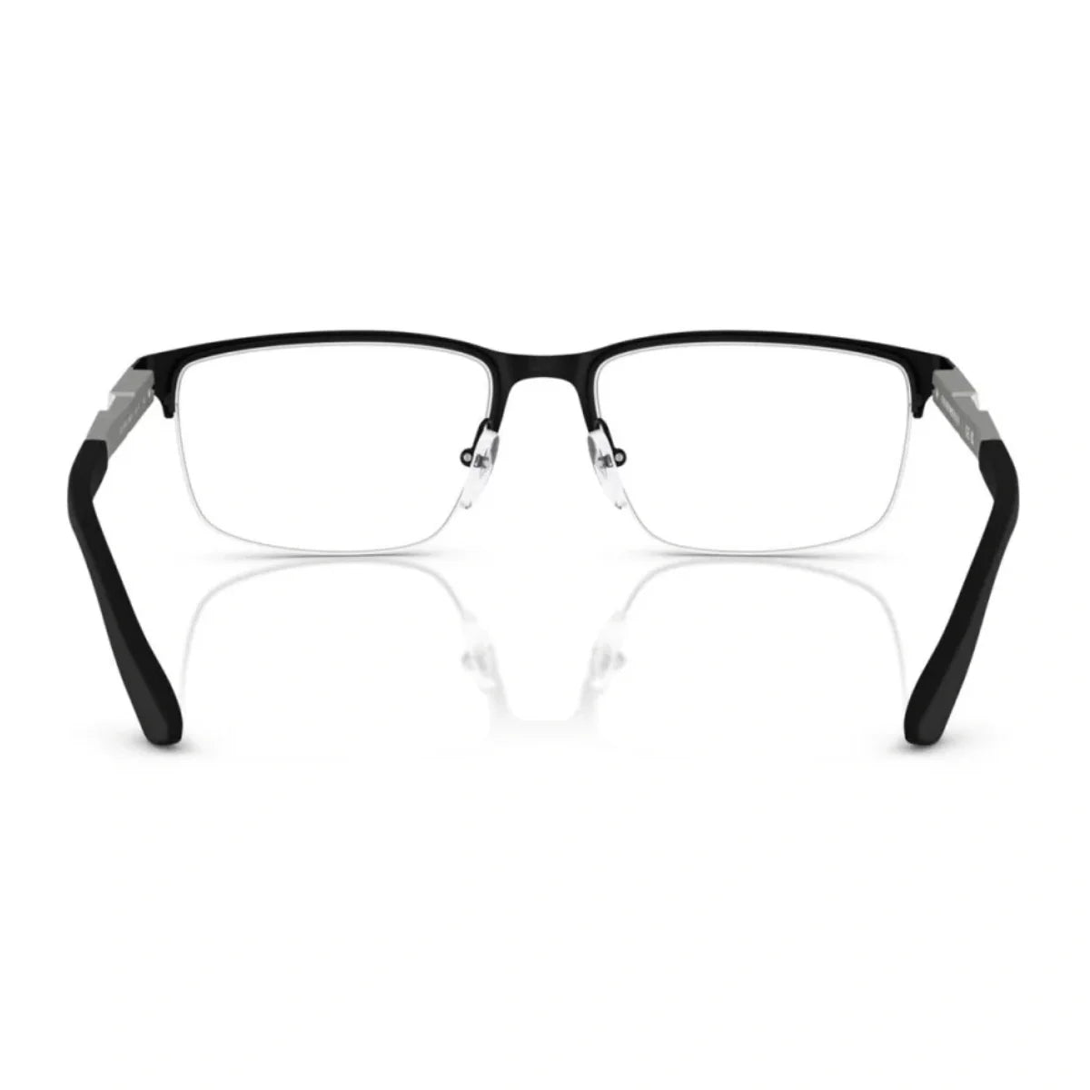 Authentic Emporio Armani EA 1164 3001 black rectangle acetate eyeglasses men