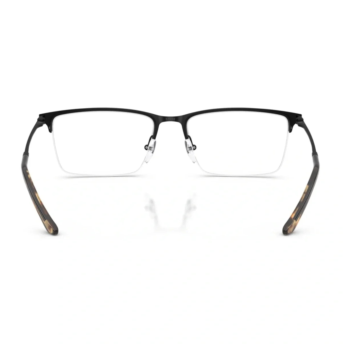 Emporio Armani EA 1171 3001 black rectangle prescription glasses for men