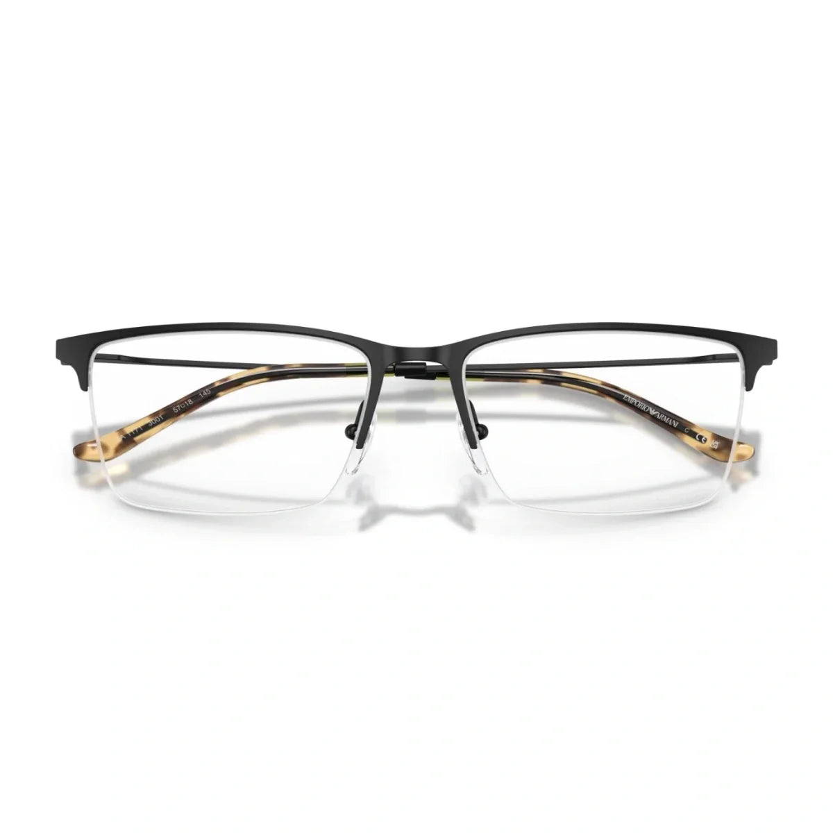 Authentic Emporio Armani EA 1171 3001 black rectangle acetate eyeglasses men fashion Armani eyewear