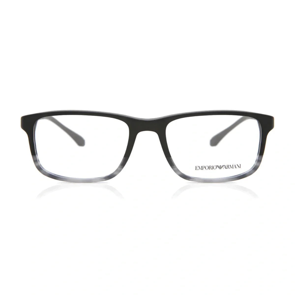  Emporio Armani eyewear EA 3098 5566 rectangle full rim acetate eyeglasses for men – Optorium exclusive
