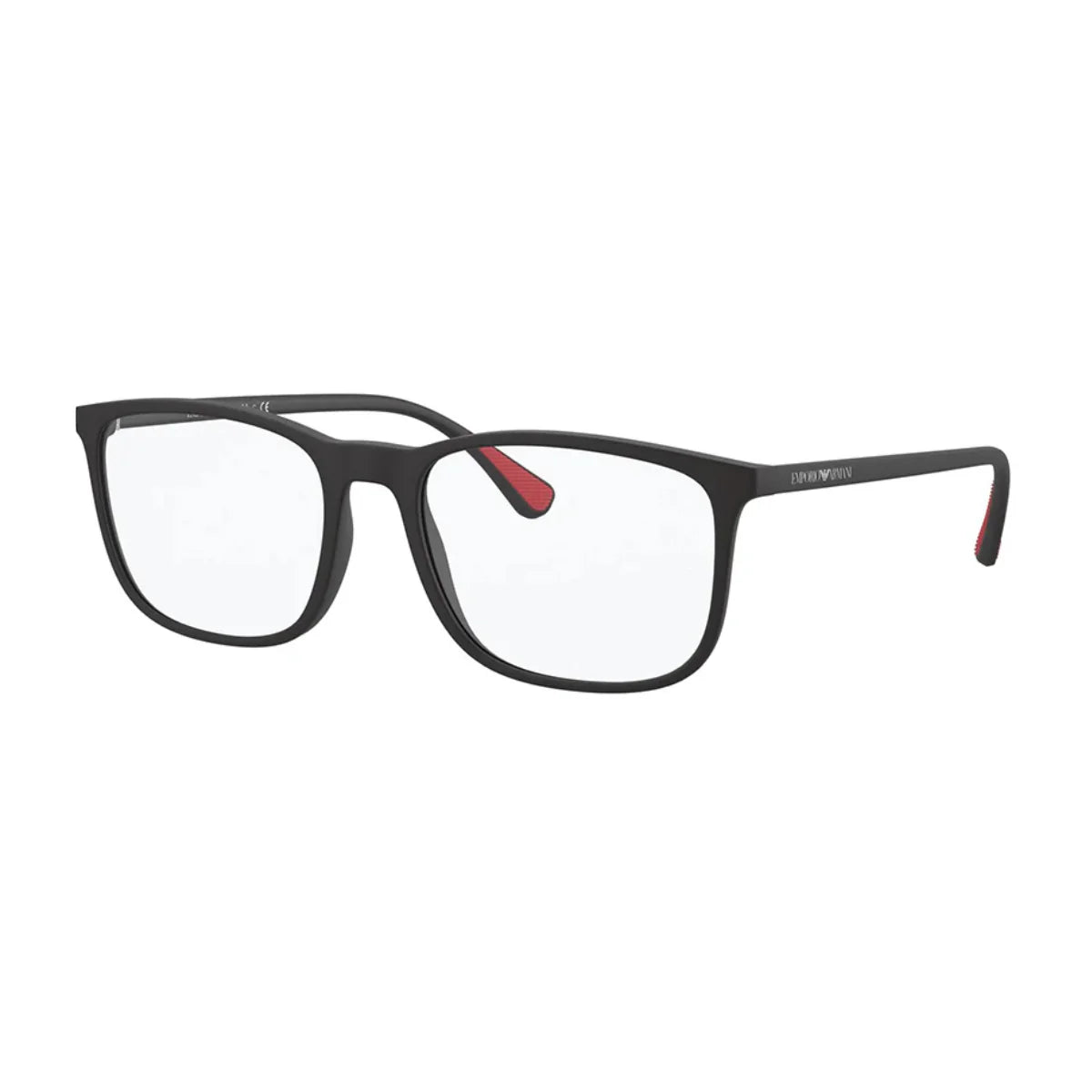 Buy Emporio Armani EA 3177 5042 men’s black square acetate prescription glasses online at Optorium