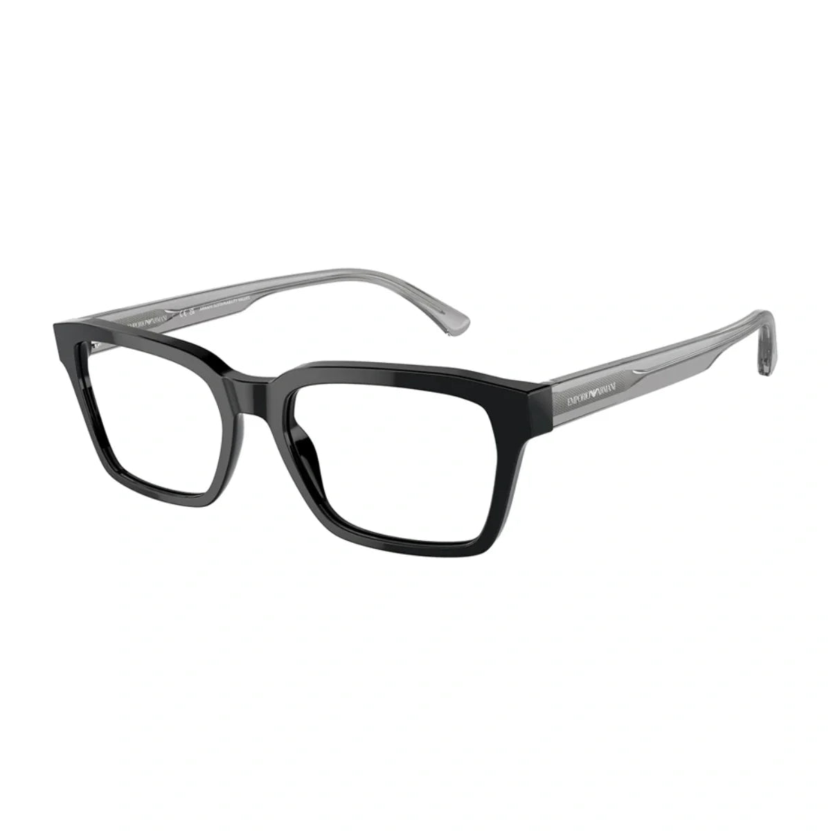 Buy Emporio Armani prescription glasses EA 3192 5378 men’s black acetate rectangle opticalframe Optorium