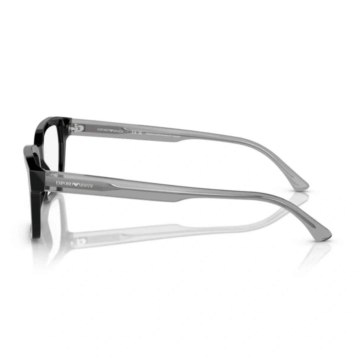 Stylish Emporio Armani EA 3192 5378 black rectangle eyeglasses for men online Optorium