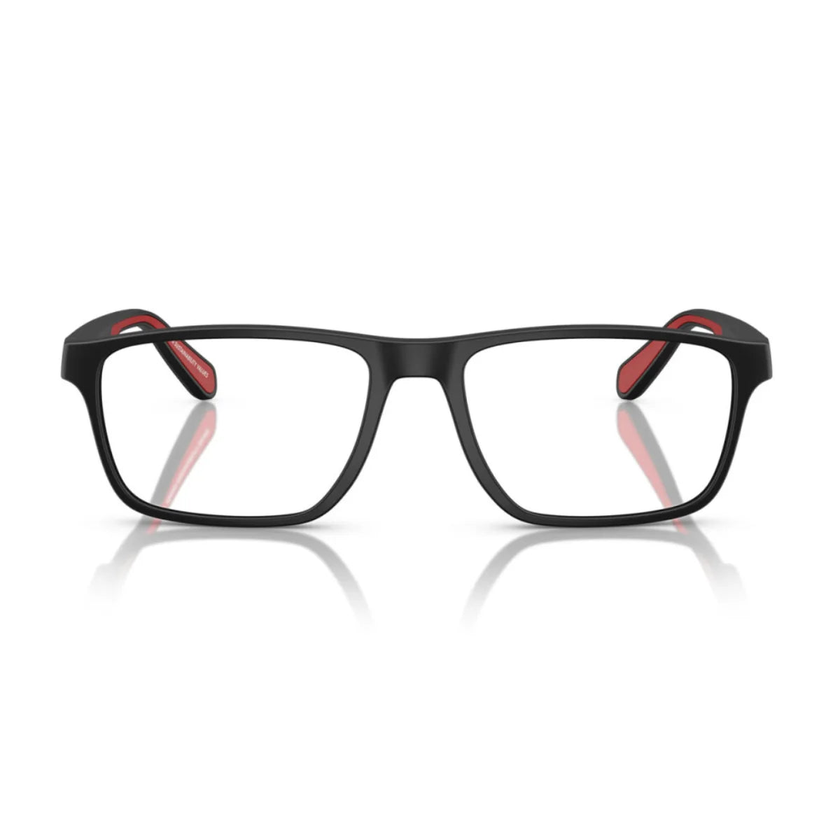 Men’s designer black rectangle Emporio Armani glasses frame  EA 3233 5997 – Optorium india