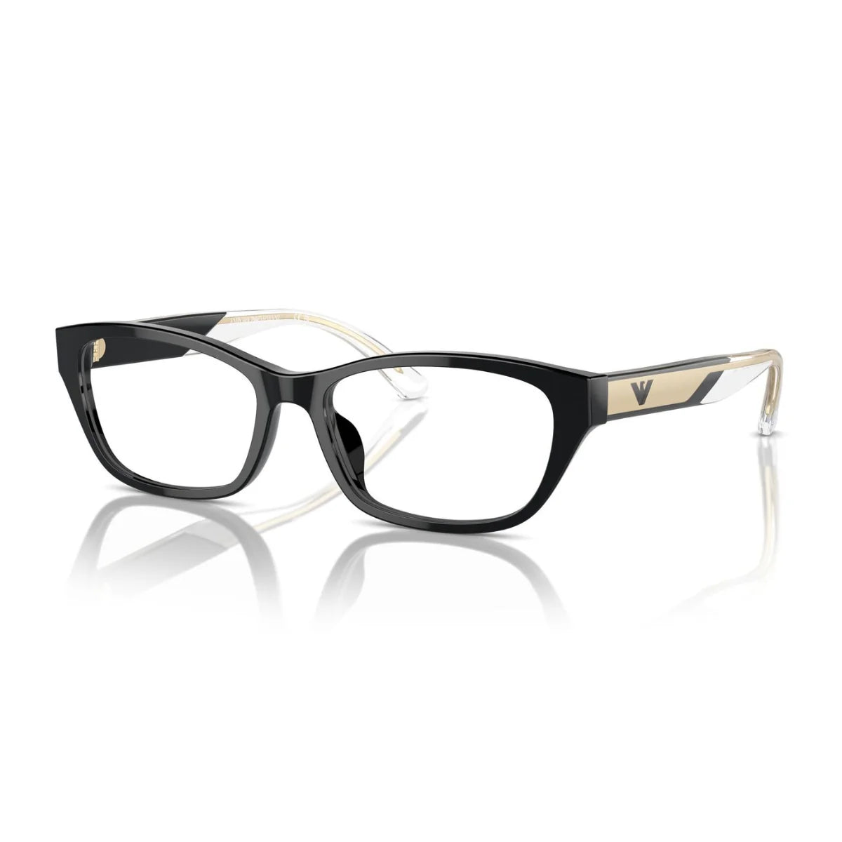 Women’s designer black acetate cat eye eyeglasses Emporio Armani EA 3238U 5017 – Optorium