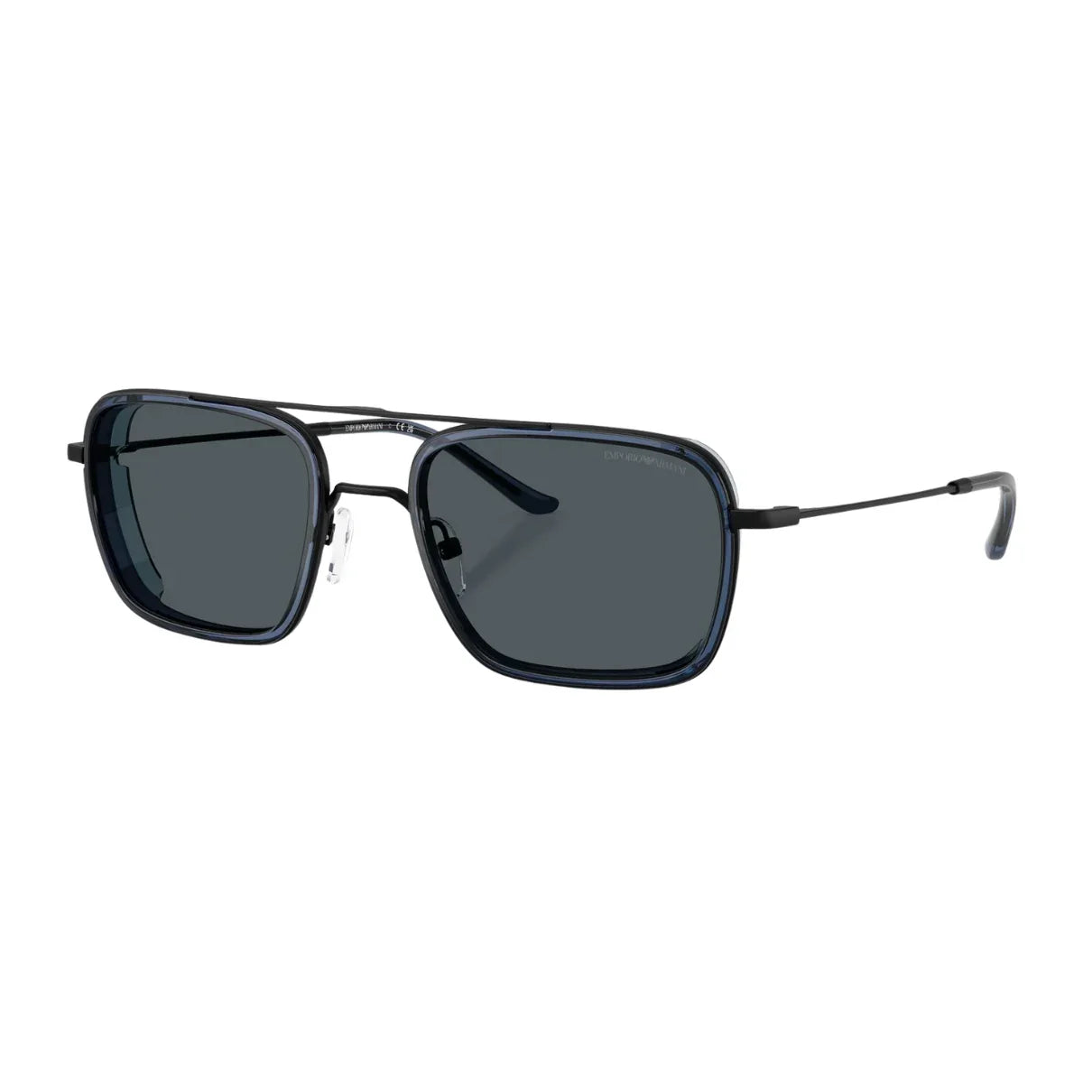 Trending Emporio Armani sunglasses men & women EA 2162 3001/80, black square frame, UV protection glasses, stylish Emporio Armani sunglasses India online at Optorium.