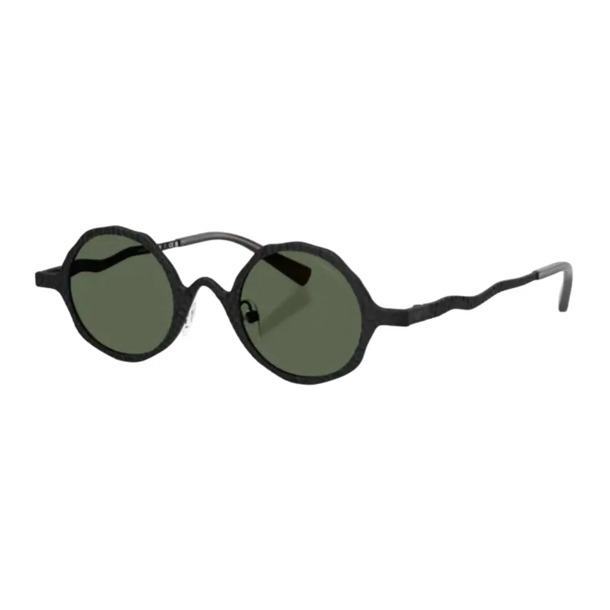 Mens Emporio Armani sunglasses EA 2166 3001/2, stylish round black frame, UV protection, fashionable Emporio Armani eyewear, perfect sunglasses for men trending in India – Optorium.