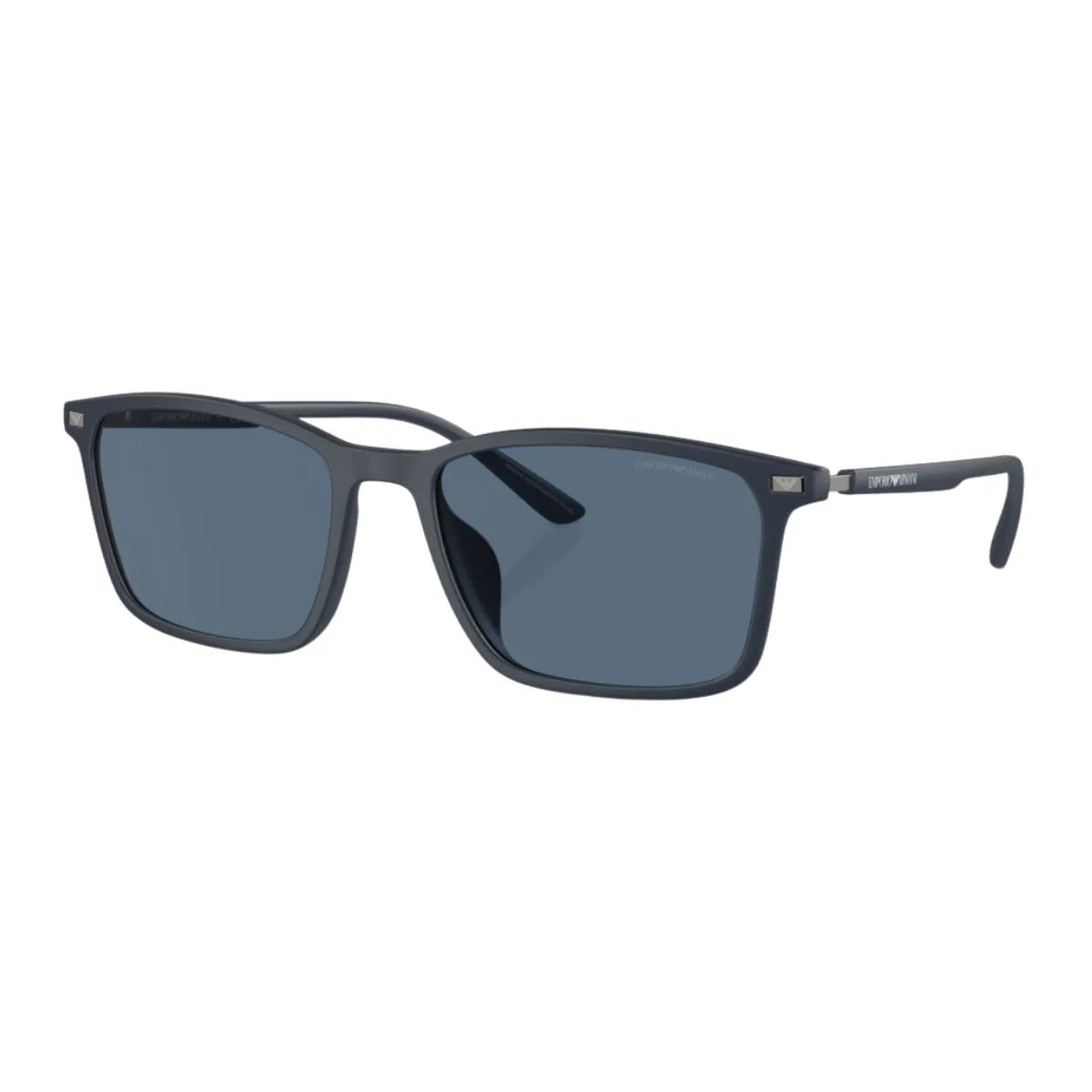 Trendy Emporio Armani Sunglass EA 4223U 508880 with blue square design for men, offering UV protection. Shop premium stylish Emporio Armani sunglasses men eyewear online only at Optorium.
