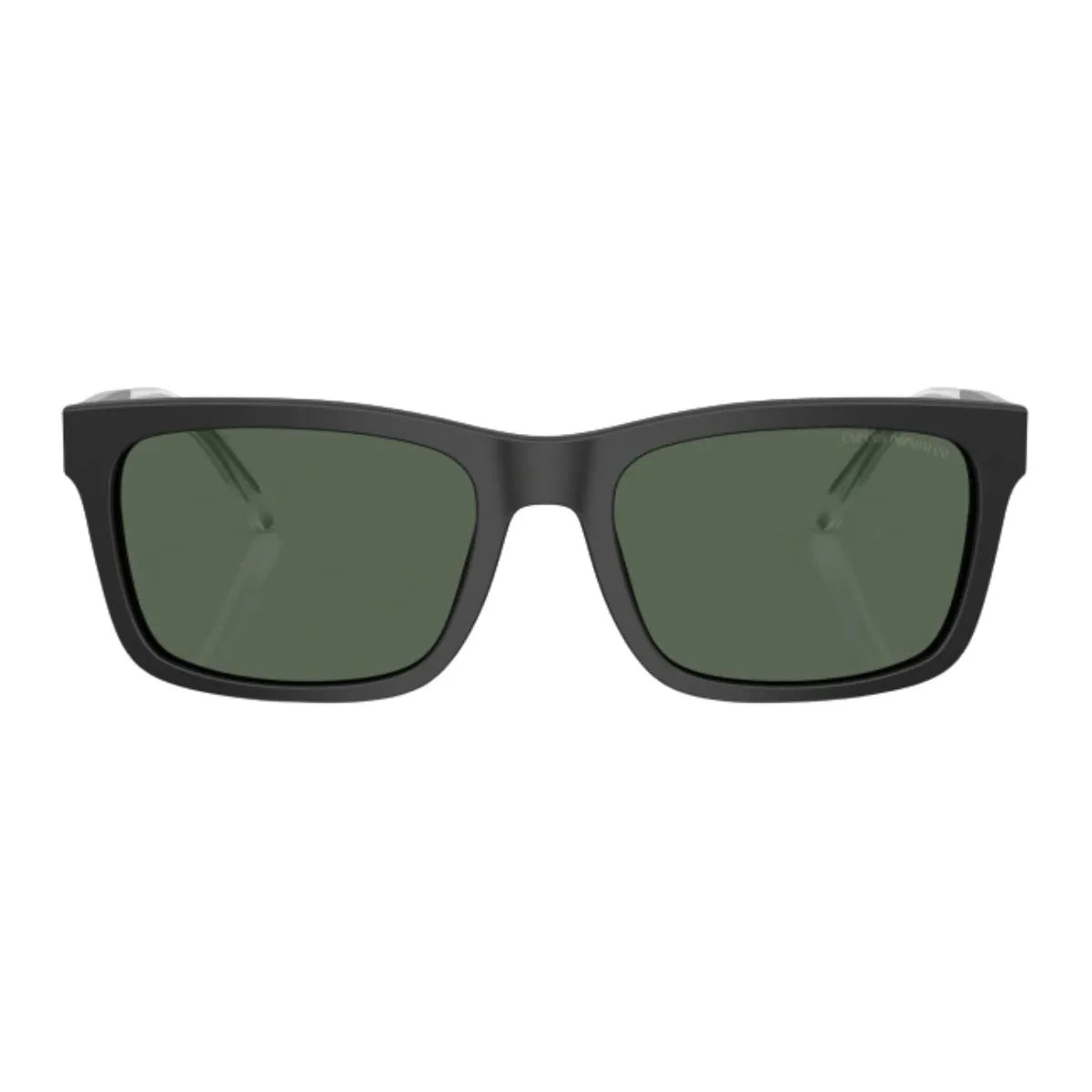 Premium Emporio Armani Sunglass EA 4224 5001/71, mens black rectangle sunglasses, stylish UV protection eyewear, trending Emporio Armani shades collection in India at Optorium.
