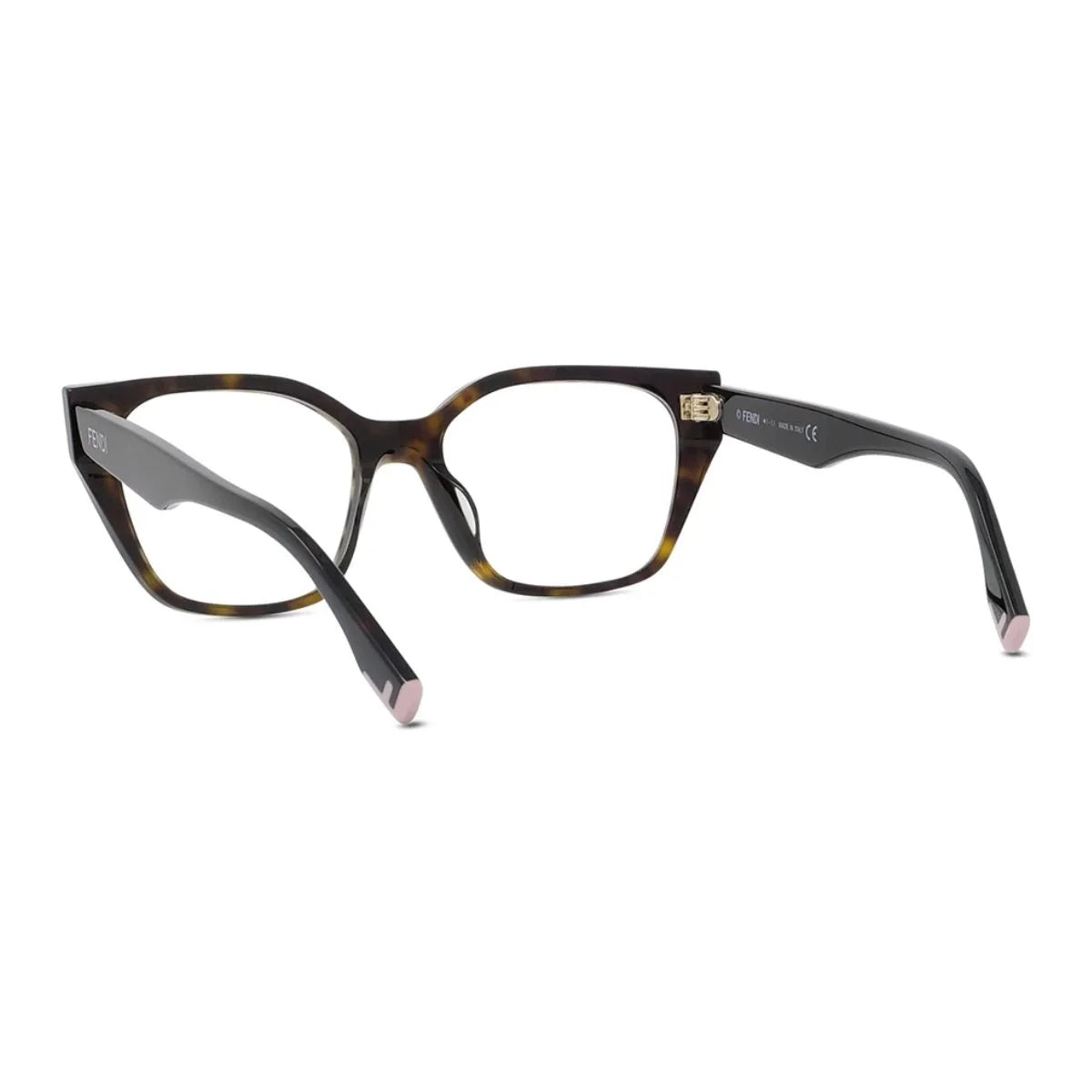 Designer Fendi Frame FE50001L 052 Havana cat-eye fendi frames offering premium comfort and timeless style, popular fendi glasses and fendi eyeglasses at optorium